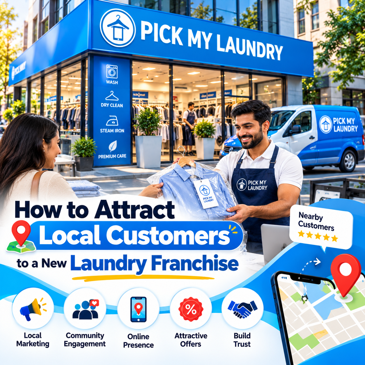 How to Attract Local Customers to a New Laundry Franchise
