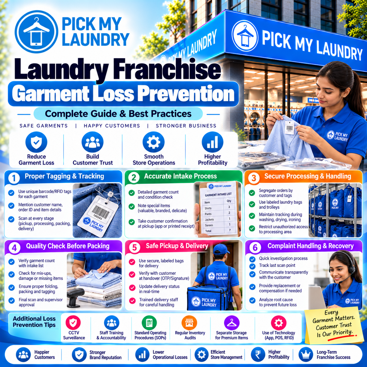 laundry franchise garment loss prevention