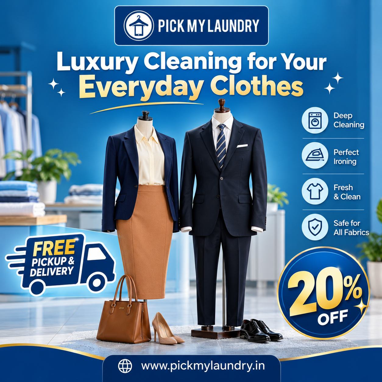 LUXURY CLEANING FOR YOUR EVERYDAY CLOTHES!