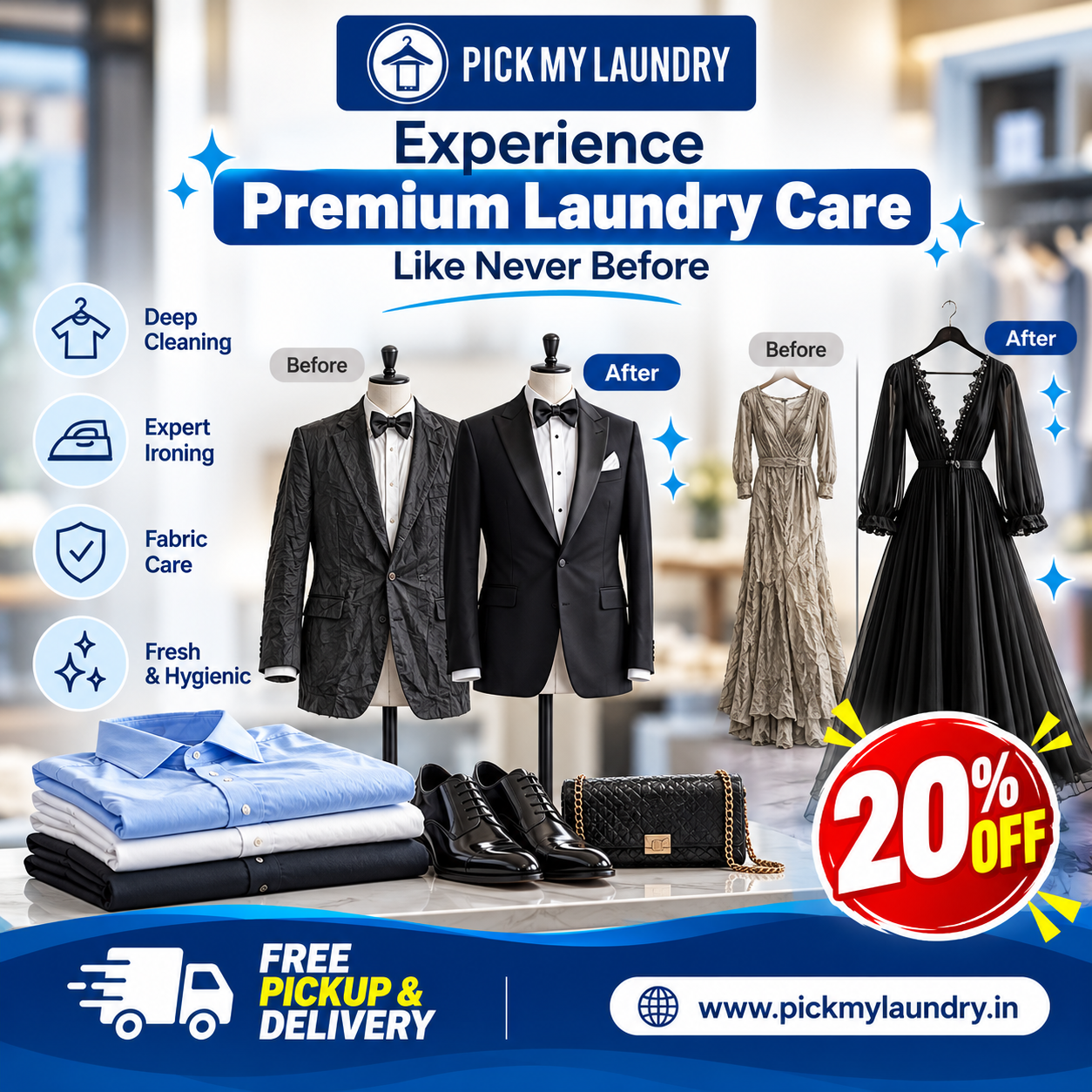 EXPERIENCE PREMIUM LAUNDRY CARE LIKE NEVER BEFORE!