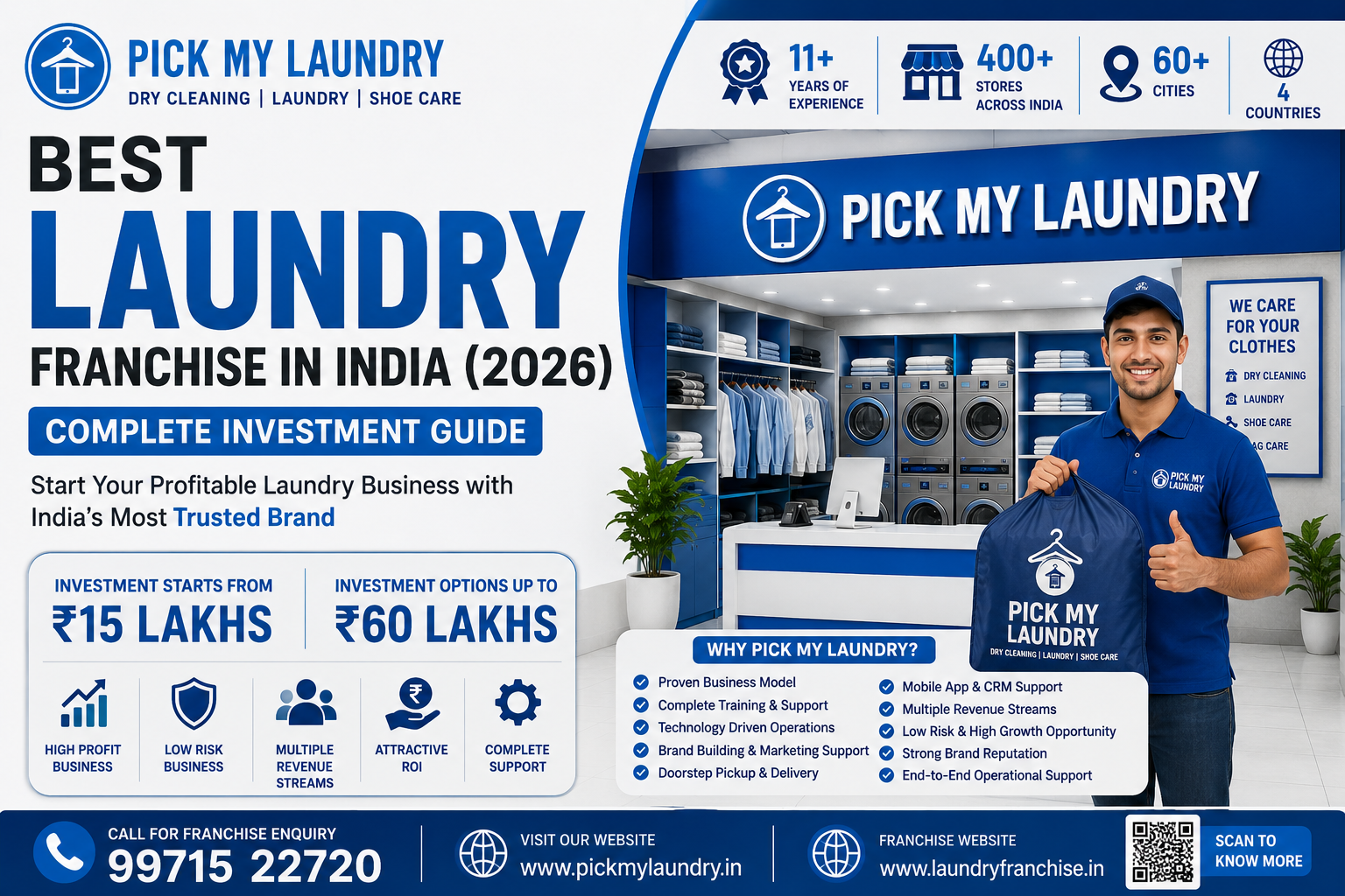 Best Laundry Franchise in India (2026): Complete Investment Guide