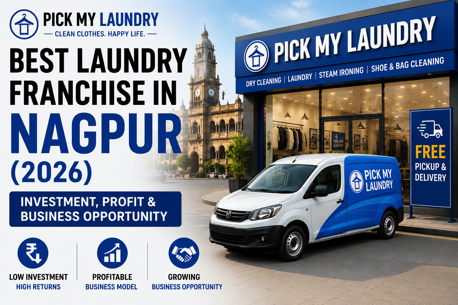 Best Laundry Franchise in Nagpur (2026): Investment, Profit & Business Opportunity