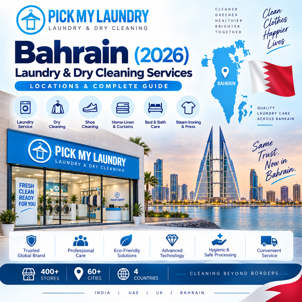 Pick My Laundry Bahrain (2026): Laundry & Dry Cleaning Services, Locations & Complete Guide