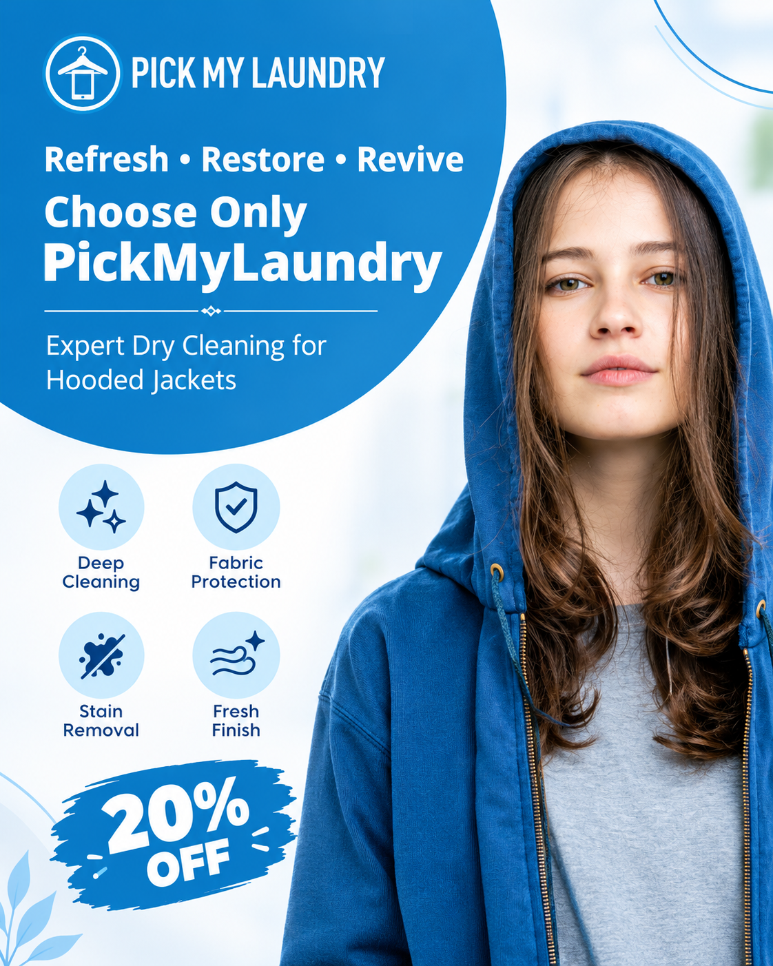 Hooded Jacket Dry Cleaning Service – Expert Care for Fresh & Clean Jackets