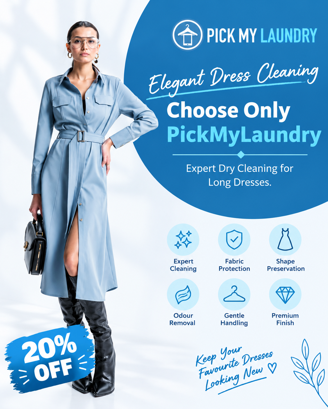 Elegant Dress Cleaning: Expert Dry Cleaning for Long-Lasting Dresses | Pick My Laundry