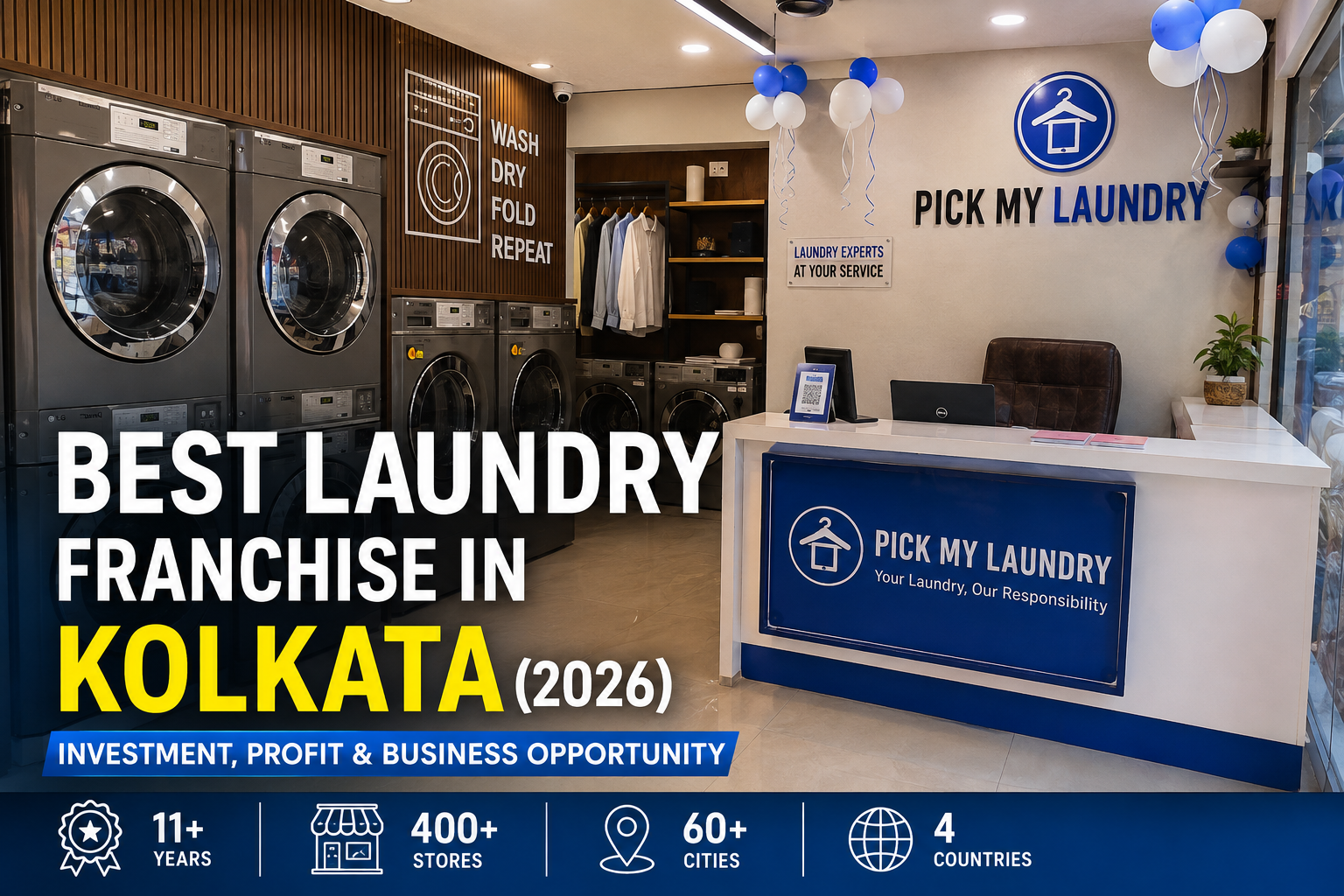 Best Laundry Franchise in Kolkata (2026): Investment, Profit & Business Opportunity